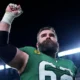 Shania Twain amused by shirtless Jason Kelce meme with lyrics from her song.