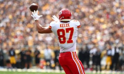 Watch Travis Kelce's second touchdown of the game. #Chiefskingdom